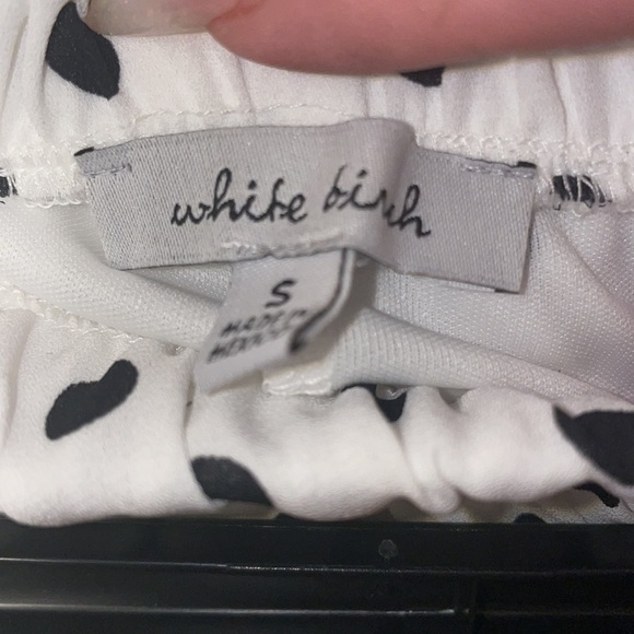 NWT White Birch Polka-Dots Wrap Mini Skirt Women Small Retro Classic Ruffles Bow - Picture 3 of 7